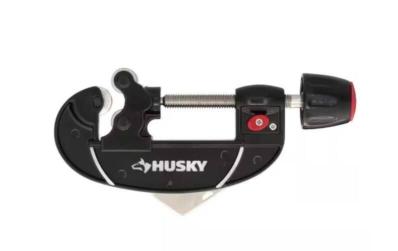 Husky 2-1/8 in. Quick-Release Tube Cutter w/ Fold-Away Reamer and Blade Storage