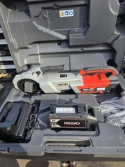 RIDGID 760 FXP 12-r Power Drive Tool Kit with 8ah Battery and Charger