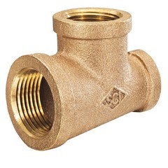 ANVIL 4385005740 Reducing Tee 3/4&times;1/2 125 PSI