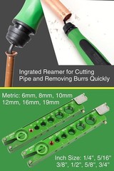 Flaring Tool Kit 1/4in &ndash; 3/4in Single Flare Tool HVAC 45&deg; Eccentric Type Flare