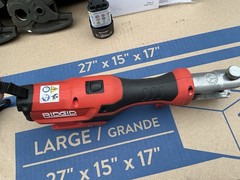 Ridgid RP 115 Mini Press Tool 1/2&Prime;-3/4&Prime; Copper/Stainless Fittings w/ 12v Battery