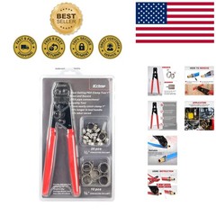 Efficient 30-Piece PEX Crimp Tool with Adjustable Calibration for Optimal Use