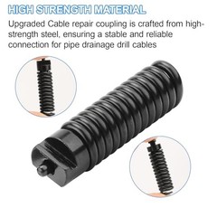 Upgraded 91037 Cable Repair Coupling RIDGID Drain