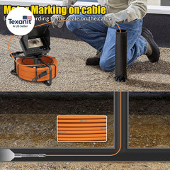 Sewer Camera 100FT/30M Borescopes Plumbing Snake Pipe Inspection Camera DVR & Au