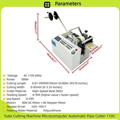 Microcomputer Automatic PVC Pipe Cutter 110V Heat Shrink Soft Pipe Cutter