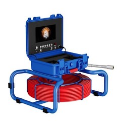 Sewer Pipe Inspection Camera 512Hz Self Leveling w/ Meter Counter 100M 7&rdquo;