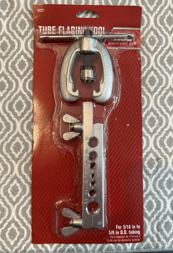 Ace Tube Flaring Tool 45221 3/16 in to 5/8 in O.D. Tubing *NEW*