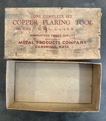 Vintage Copper Flaring Tool Set Metal Products Company Cambridge, MA USA