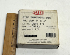 VINTAGE FACTORY SEALED Reed Cat No 2SP1 1/2 Size 1 1/2&Prime; Pipe Die 05532