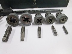Nye No. 50 Pipe Tap & Die Threader Set 3/4&Prime;, 1/2&Prime;, 3/8&Prime;, 1/4&Prime;, 1/8&Prime; Made in USA