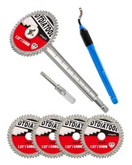 PVC Pipe Cutter Tool &ndash; Diamond Grit Internal Cutter for Drill & Impact Driver, 8