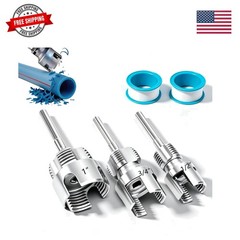 PVC Pipe er Kit, 3PCS Internal & External Pipe ing Tool Set for 1/2&Prime;, 3/4&Prime;, 1&hellip;