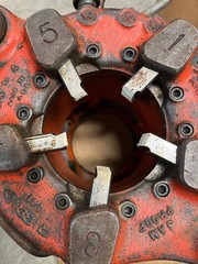 Ridgid 141 Pipe Threader Receding Threader 2 &frac12;&rdquo;-4&Prime; works fine good dies