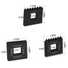 7402 Universal Outside Thread Chaser Repair Tool & 202817 Metric Die Set Black