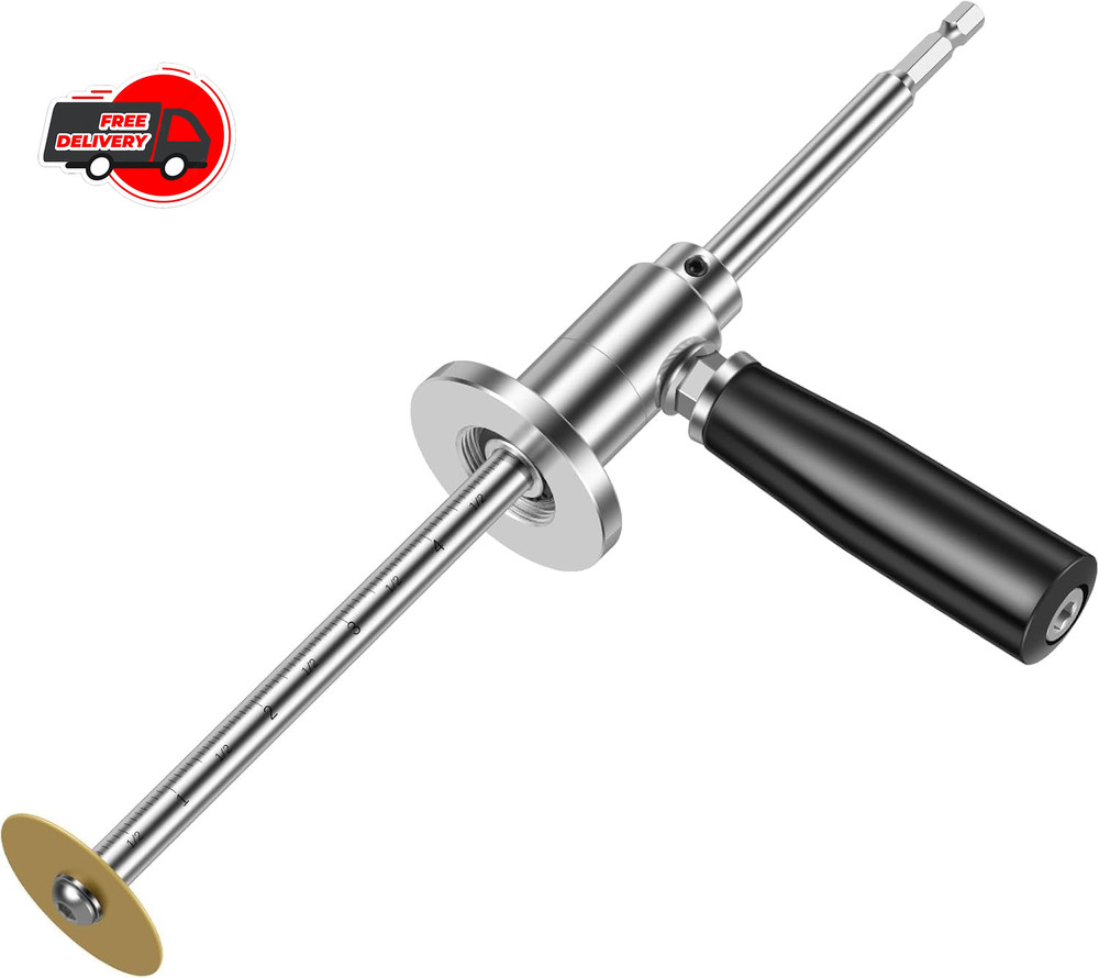 PVC Pipe Cutter Diamond Wheel 1.5-8in Adjustable Depth 7in Hex Shank Impact Dril