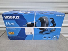 Kobalt 24v Max Cordless Drain Auger Kit w/ 4-Ah Battery & Charger (KDA 4024A-03)