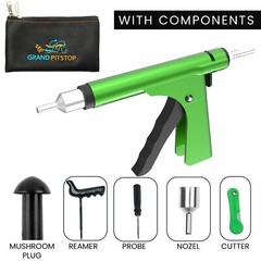GRAND PITSTOP Tubeless Tire Gun Puncture Repair Kit with Mushroom Plug for T&hellip;