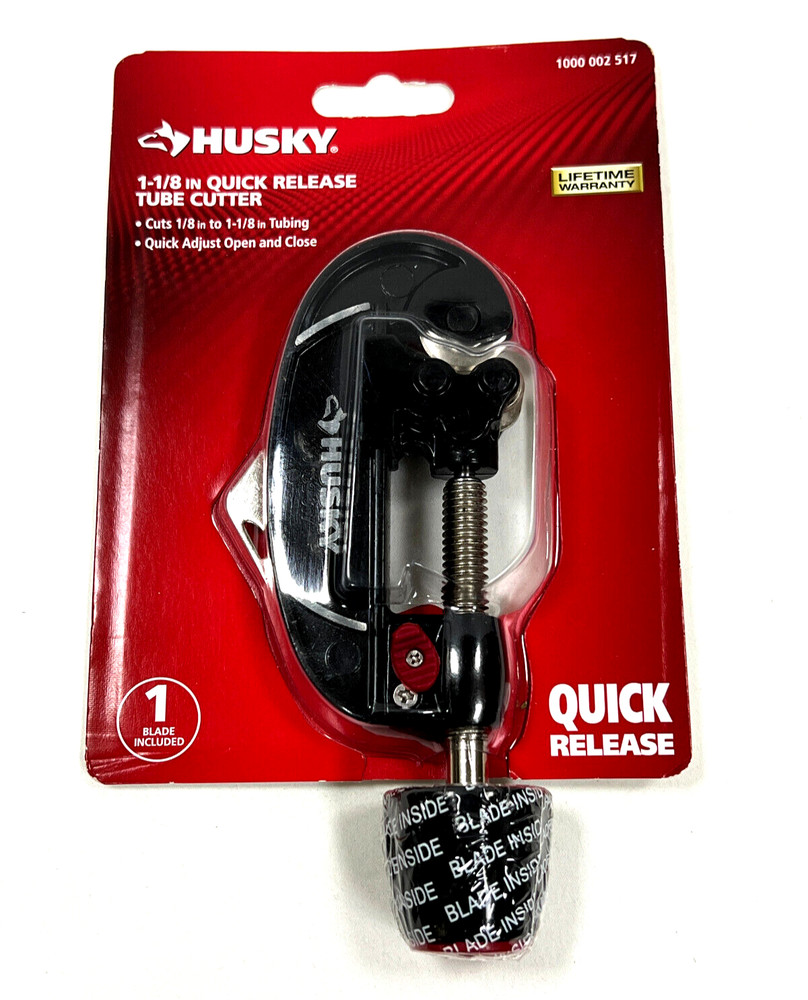 Husky 1-1/8&rdquo; inch Quick Release Tube Cutter 1000002517 *NEW*