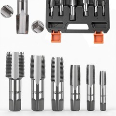 HORUSDY 6-Piece NPT Pipe 1/8&Prime;, 1/4&Prime;, 3/8&Prime;, 1/2&Prime;, 3/4&Prime; and 1&Prime;, Black&rdquo; or &ldquo;Gray
