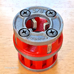 RIDGID 36885 00-R 3/8&Prime; NPT Alloy RH Complete Die Head NEW NOS FREE SHIPPING