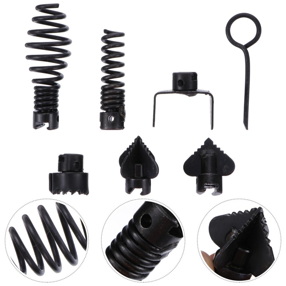 7pcs Manganese Steel Pipe Dredge Cutter Special for Drain Cleaning Machine