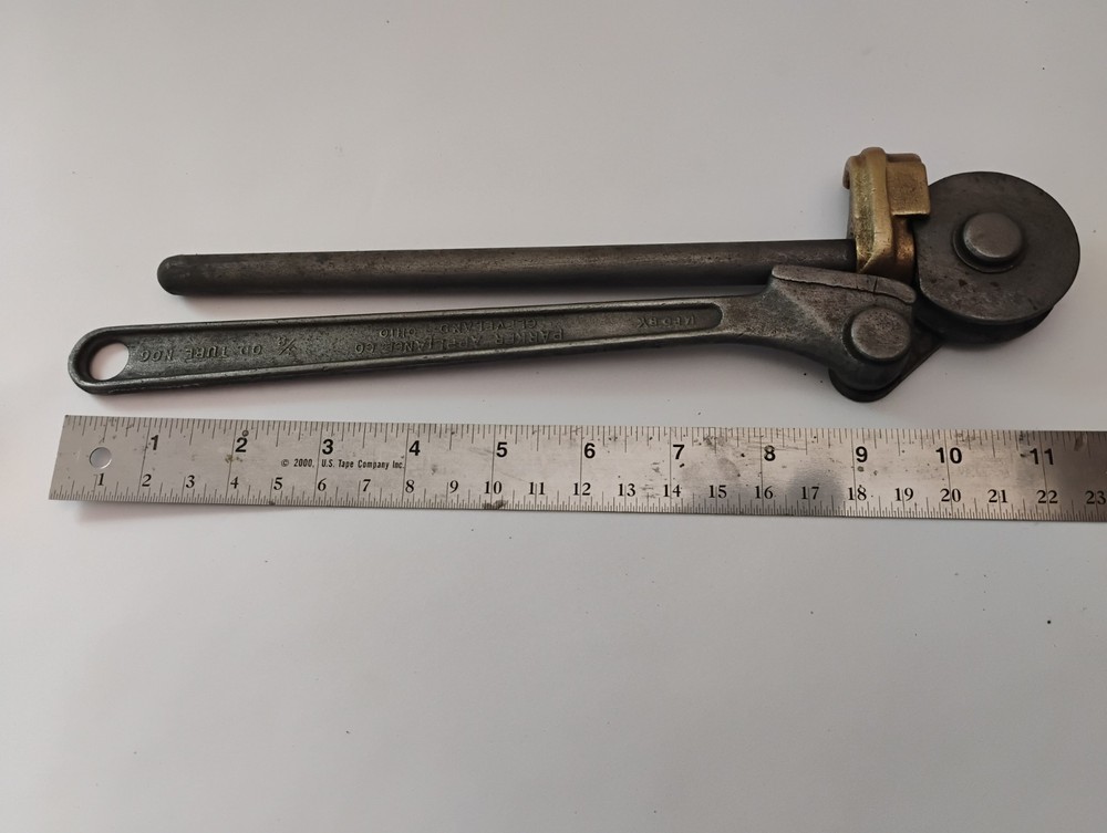 PARKER VINTAGE NO.6 HAND BENDER 3/8&Prime; OD TUBING MANUAL HAND TOOL SALE!!!!