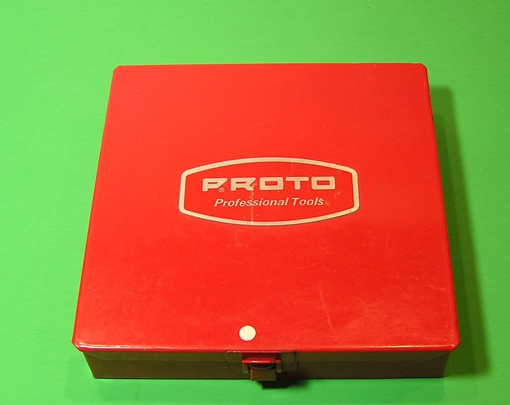 PROTO TOOLS No. 351 FLARING TOOL & No. 350 TUBING CUTTER w/ METAL CASE