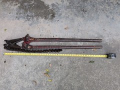 WHEELER REX Tools 43&Prime; Cast Iron Soil Pipe Cutter, W/ 26&Prime; Long Cutting Chain USA