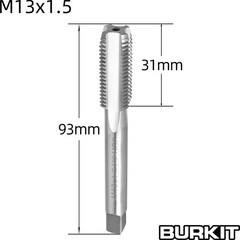 M13 X 1.5 Tap and Die Set M13 x 1.5 Machine Thread Tap and Round Die Right Hand