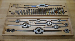 HUGE BICO West Germany 51 Pc. Metric Tap & Die Set W/Wood Case,EXCEPTIONAL.L@@K!