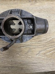Antique REED MFG CO. Model 2A PIPE THREADER DIE HEAD w/ 1/2&rdquo; Die Jaws & 1-Handle