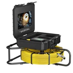 Pipe Inspection Camera w/ 512hz Locator Sewer Drain Camera Self Leveling 50M