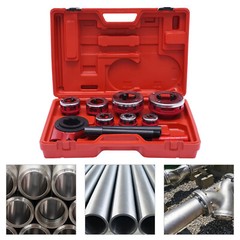BSPT Pipe Threader 7 Stock Dies 3/8&Prime;, 1/2&Prime;, 3/4&Prime;,1&Prime;, 1-1/4&Prime;, 1-1/2&Prime;/ 2&Prime;