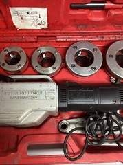 Battery Pipe Threader Supertronic 2000 E Dies Portable Rothenberger 1000003430
