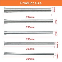 5 Pack Spring Tubing Benders Kit 1/4, 5/16, 3/8, 1/2 and 5/8 Inch 5 in 1 Tube&hellip;
