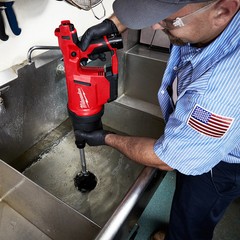 Milwaukee 2572B-21 M12 12V Airsnake Drain Cleaning Air Gun Kit w/ Attachments