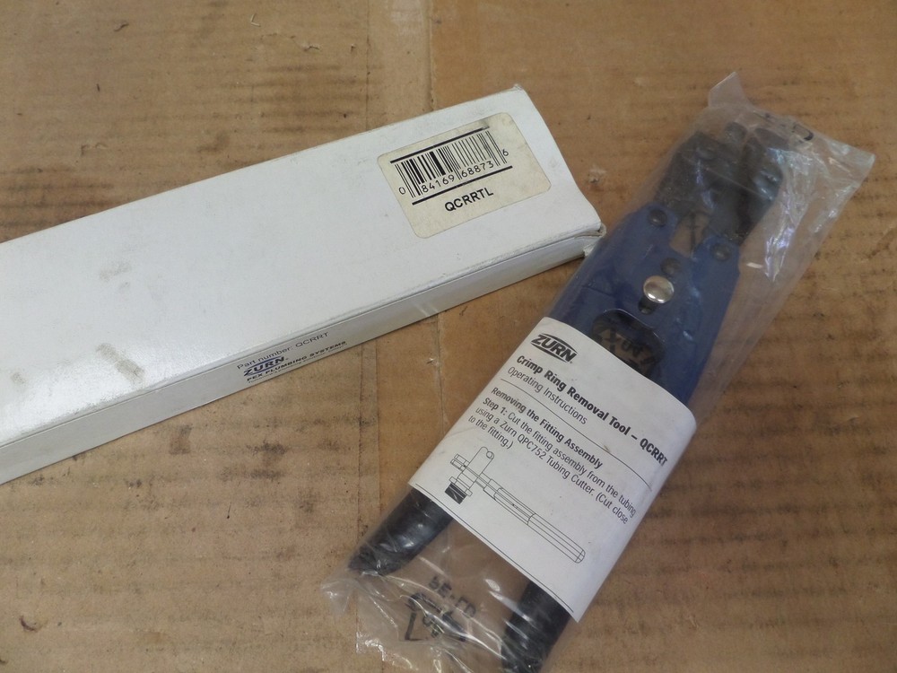 ZURN PEX Crimp Crimping Ring Removal Tool QCRRT QCRRTL 3/4&Prime; 8-3/8&Prime; L New