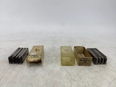 2 FULL SETS RIDGID 1/4&rdquo; Pipe Dies For 500 MONO HEADS Right Hands