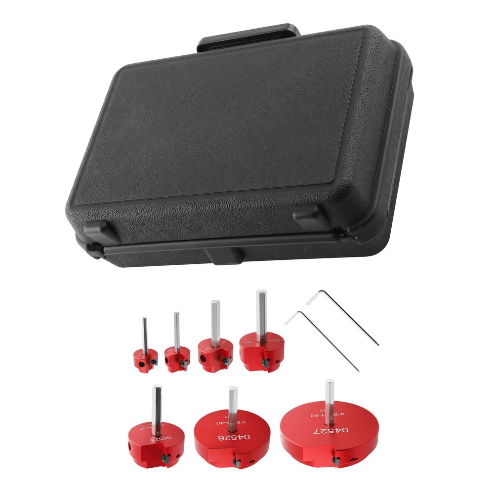 7&times;PVC Pipe Reamer Kit PVC Fitting Socket Saver Fit into Standard 1/2 Inch Drill