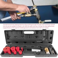 08350 DM3MECH Mechanical Hot Tapping Machine Complete Kit for NPT with Case