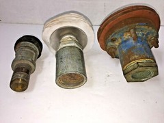 Lot Of 3 Industrial 2, 3, 4&Prime; Pipe Cleanout Tool Sewer Water Line Drain Plumbing