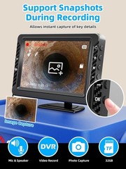 Sanyipace Sewer Camera 5 Inch HD 66ft 1080P Pipeline Inspection