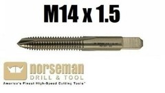 M14 x 1.5 Metric Spiral Tap High Speed Steel BEST QUALITY Norseman 61603