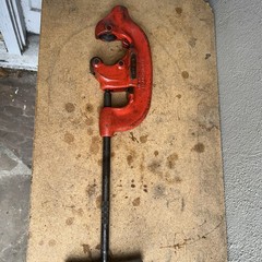 Used: Ridgid No. 3-S Pipe Cutter 1&Prime; to 3&Prime; Capacity Heavy Duty w/Handle USA