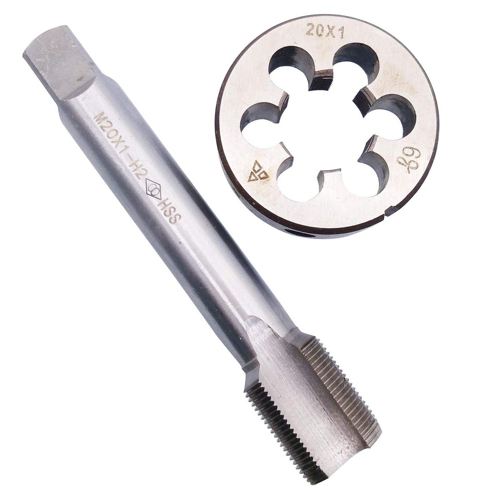 HSS M20 x 1mm Tap & M20 x 1.0mm Die Metric Thread Right Hand Tool Set