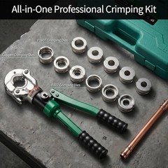 Copper Pipe press Tool with 1/2&Prime;,3/4&Prime;,1&Prime; Dies for Copper Pipe and F877 Stainless