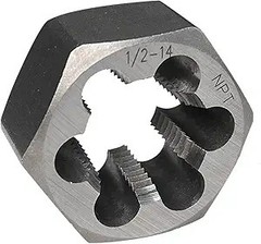 Hex Die 1/2 14 Npt Carbon Steel Pipe Rethreading