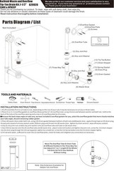 Artiwell 1-1/2&Prime; Black Tubular Bath Drain Kit with Tip-Toe Matte