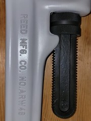 Reed Mfg &ndash; 02102 &ndash; ARW48 &ndash; 48&Prime; Heavy-Duty Aluminum Straight Handle Pipe Wrench