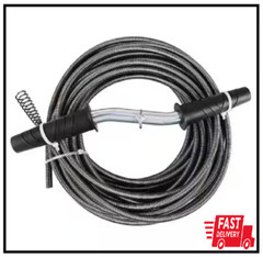 THEWORKS 3/8 in. x 25 ft. Heavy-Duty High Carbon Drain Auger Clears Clogs